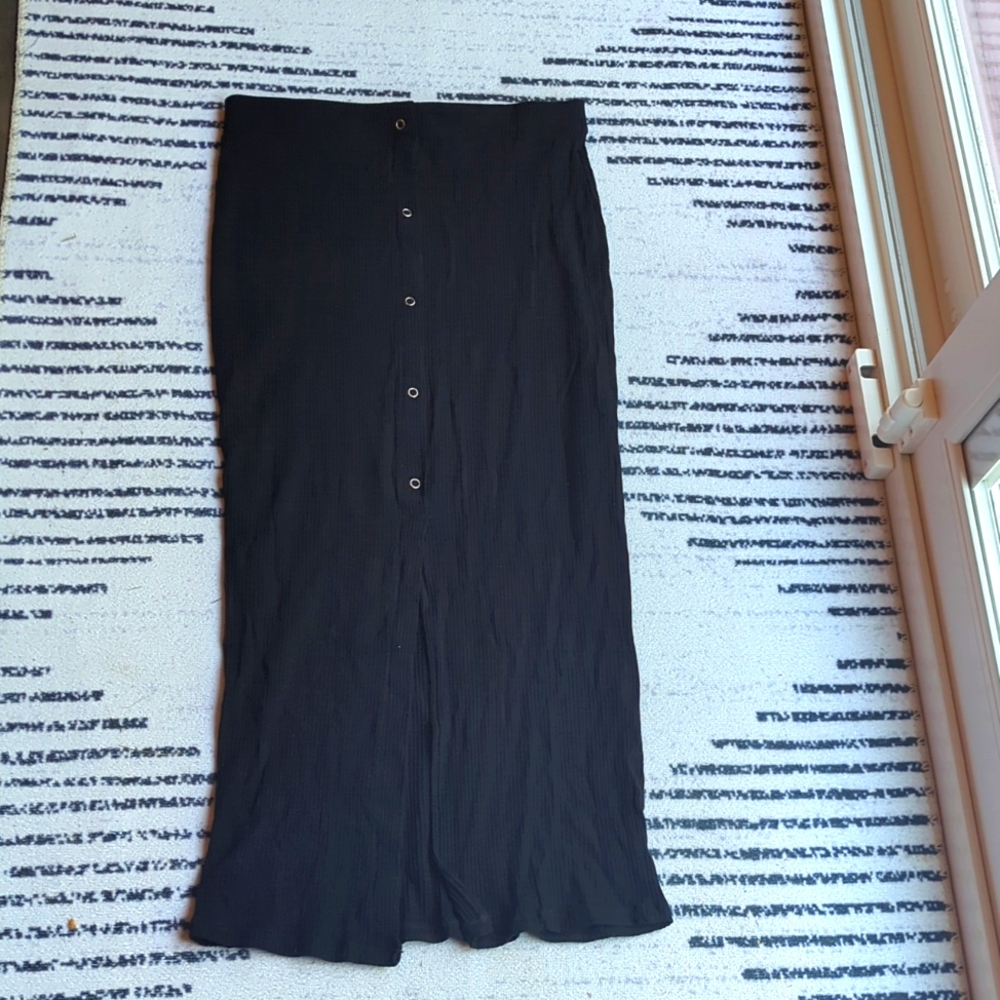 Asos ribbed midi skirt
